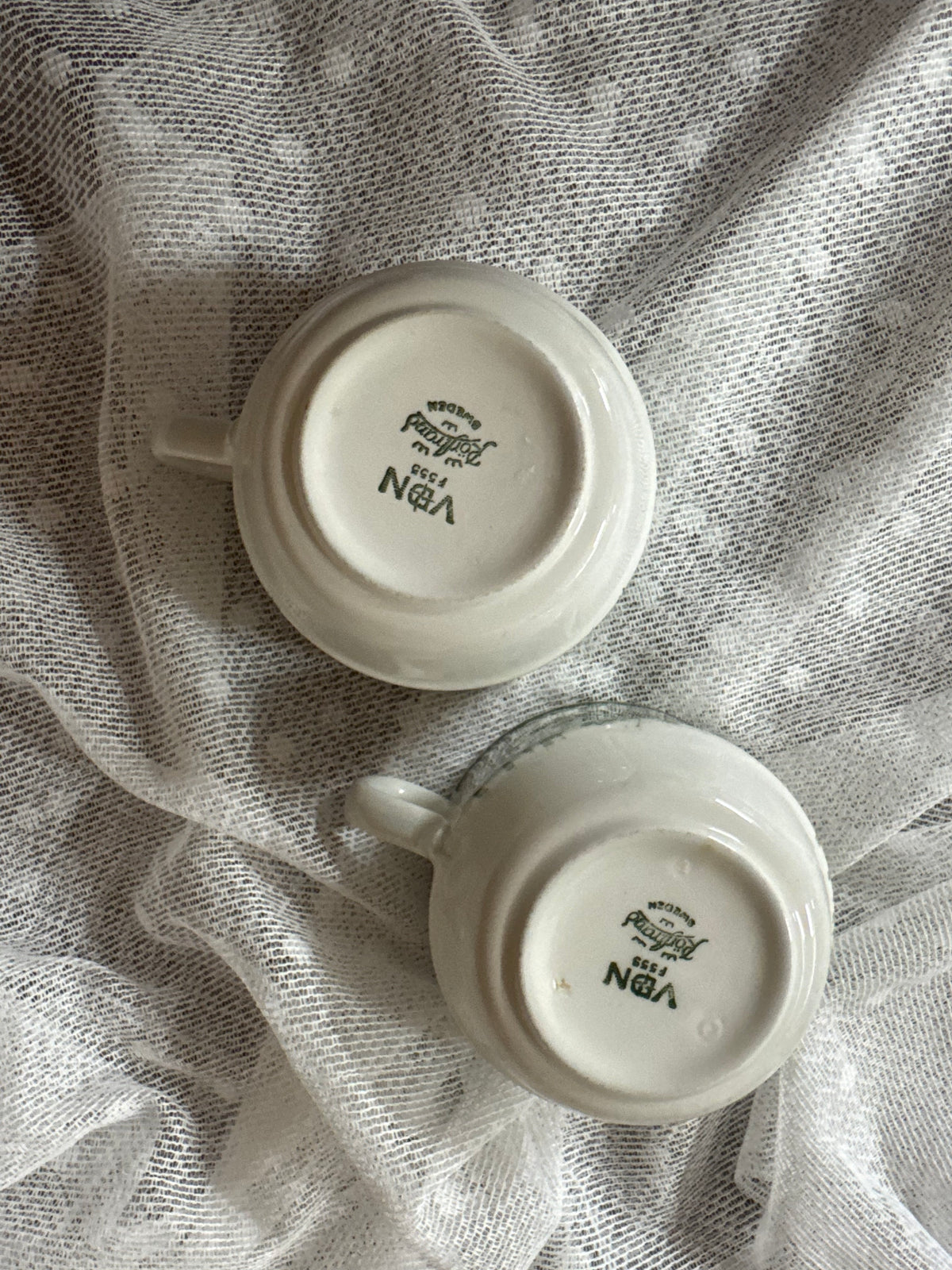Grön Anna 2st te/kaffe koppar