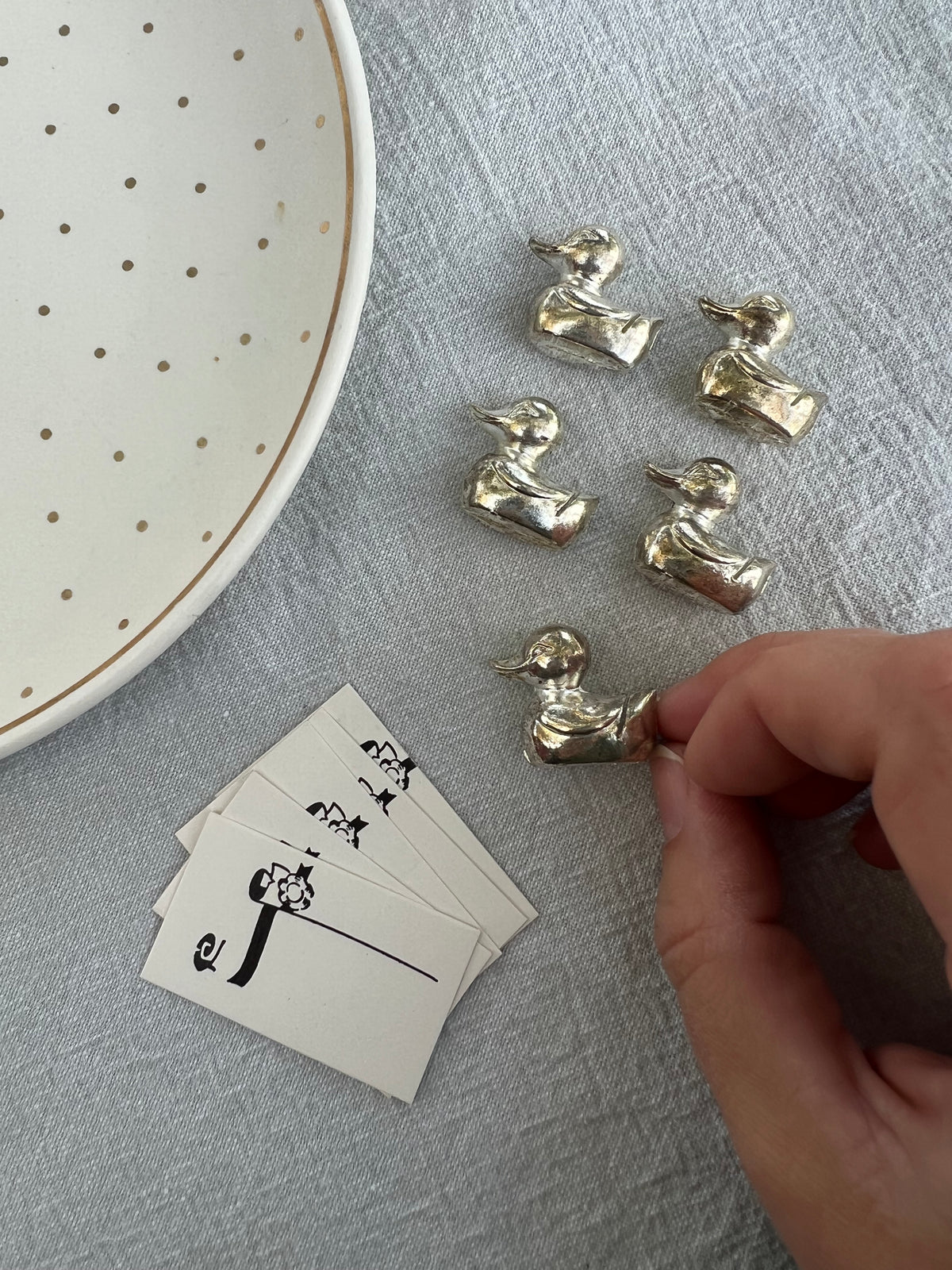 6st silverankor bordsplacering med originalkort