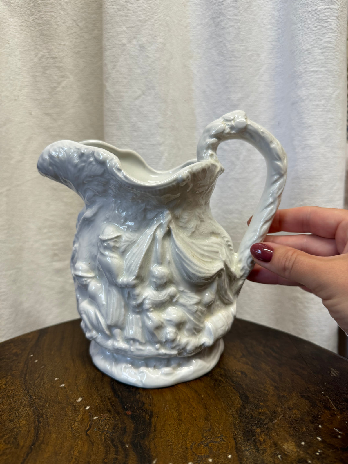 Vit kanna Burleigh Ironstone