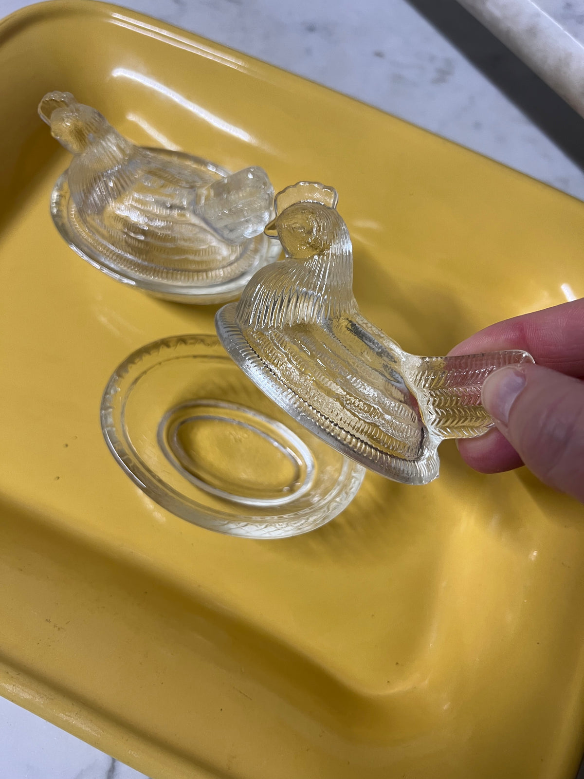 2st ägggömmor i klasglas