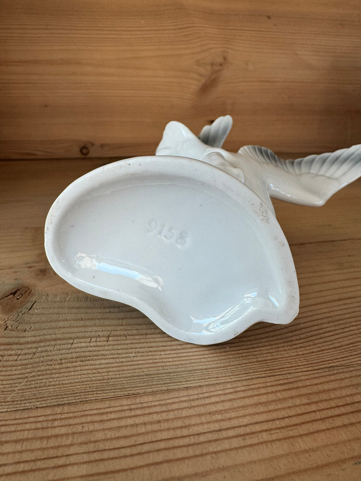 Dekorativ porslinsfigur – gäss, vintage 60-tal