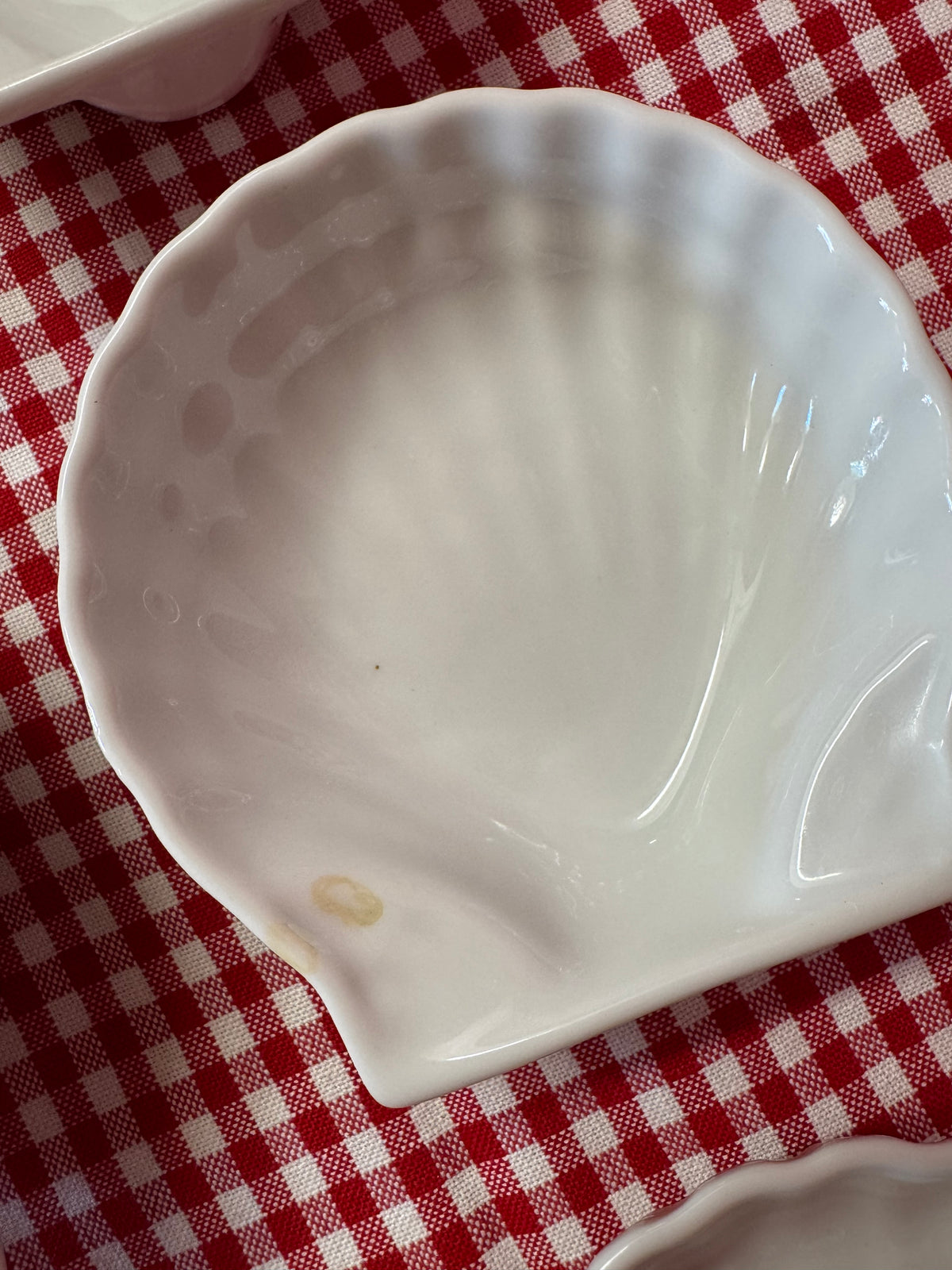Snäckfat i porslin, 6st