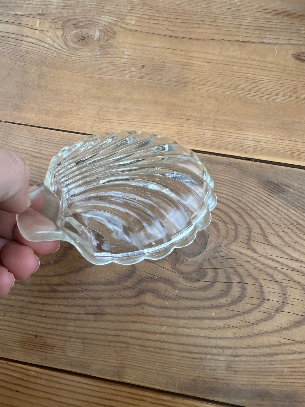 Mindre snäckfat i glas