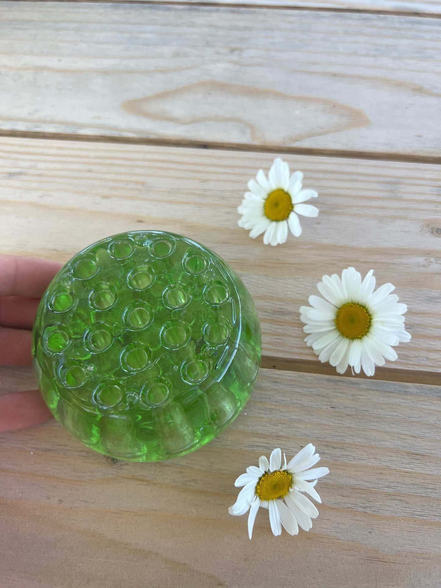 Blomsterfakir i grönt