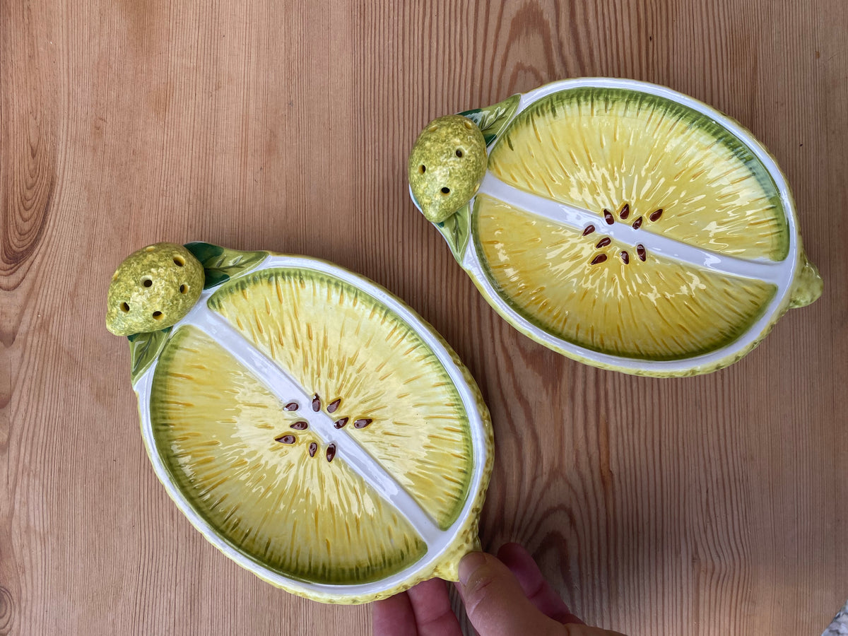 Mindre upplĂ€ggningsfat - citroner đ 2-pack
