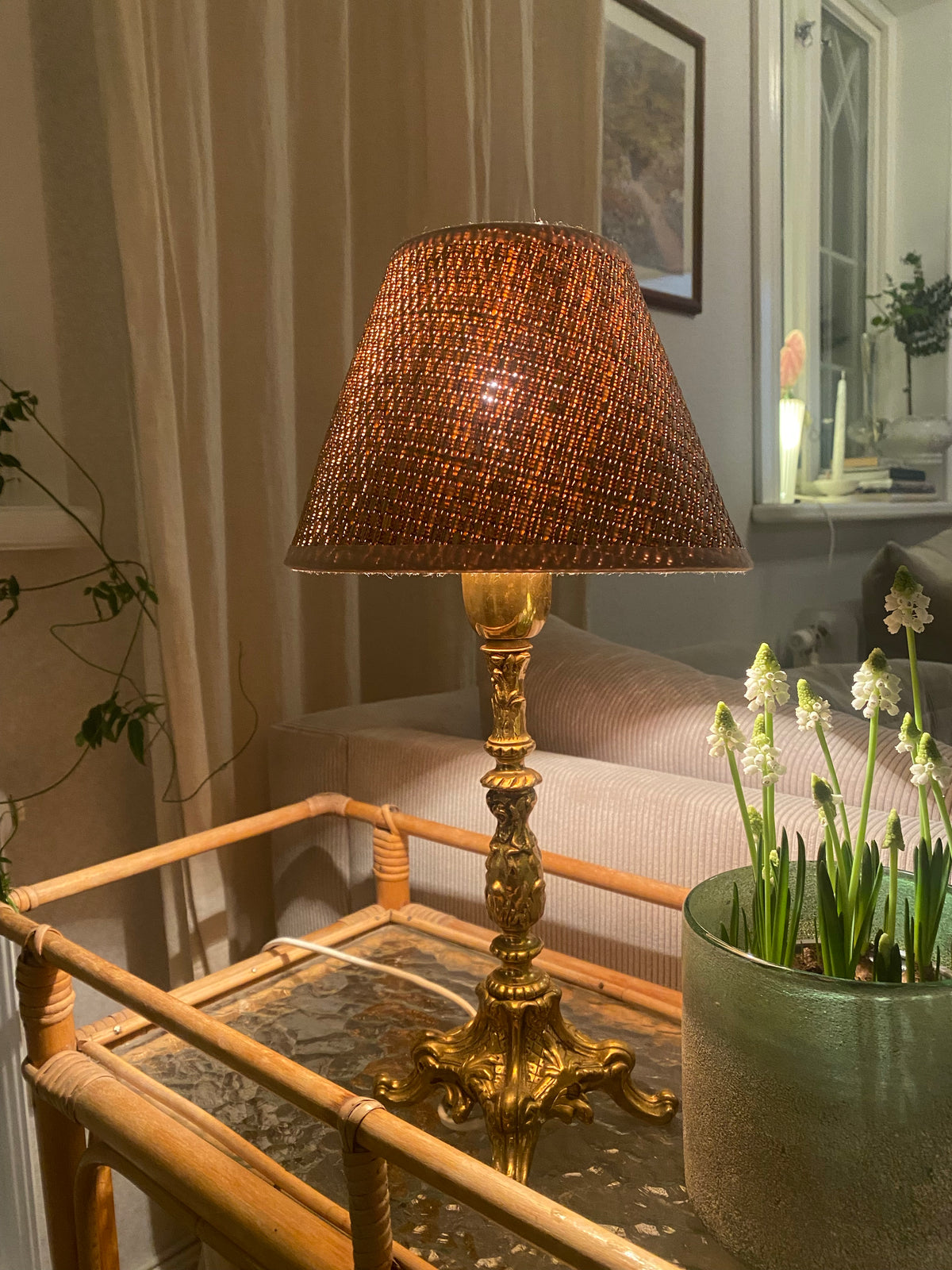 Två bedårande lampskärmar