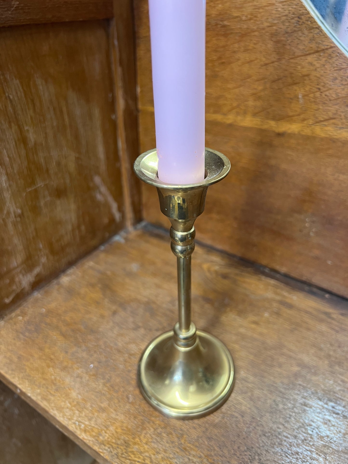 Mässingsljusstake