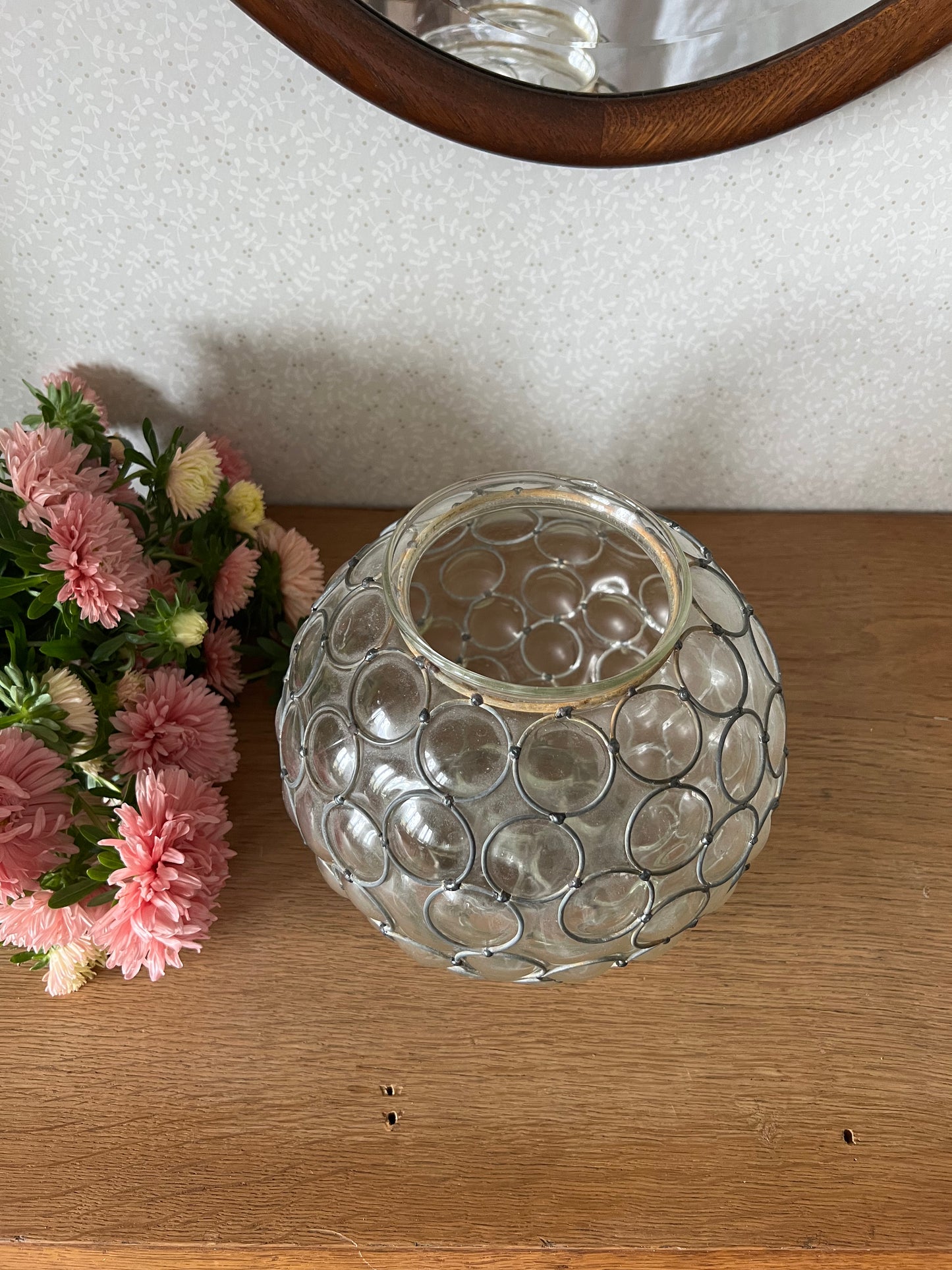Rund bubbelvas