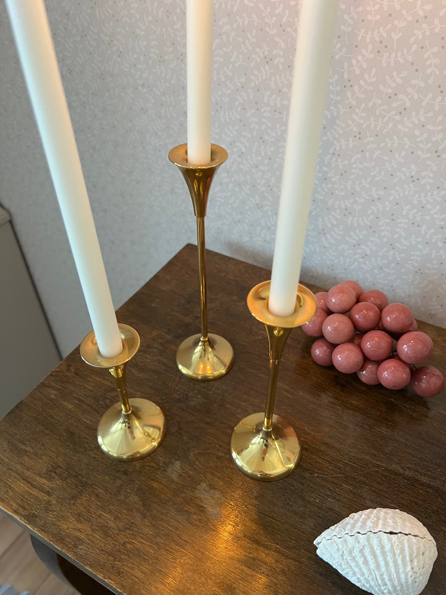 Triss i mässingsljusstakar - Birgittaljus