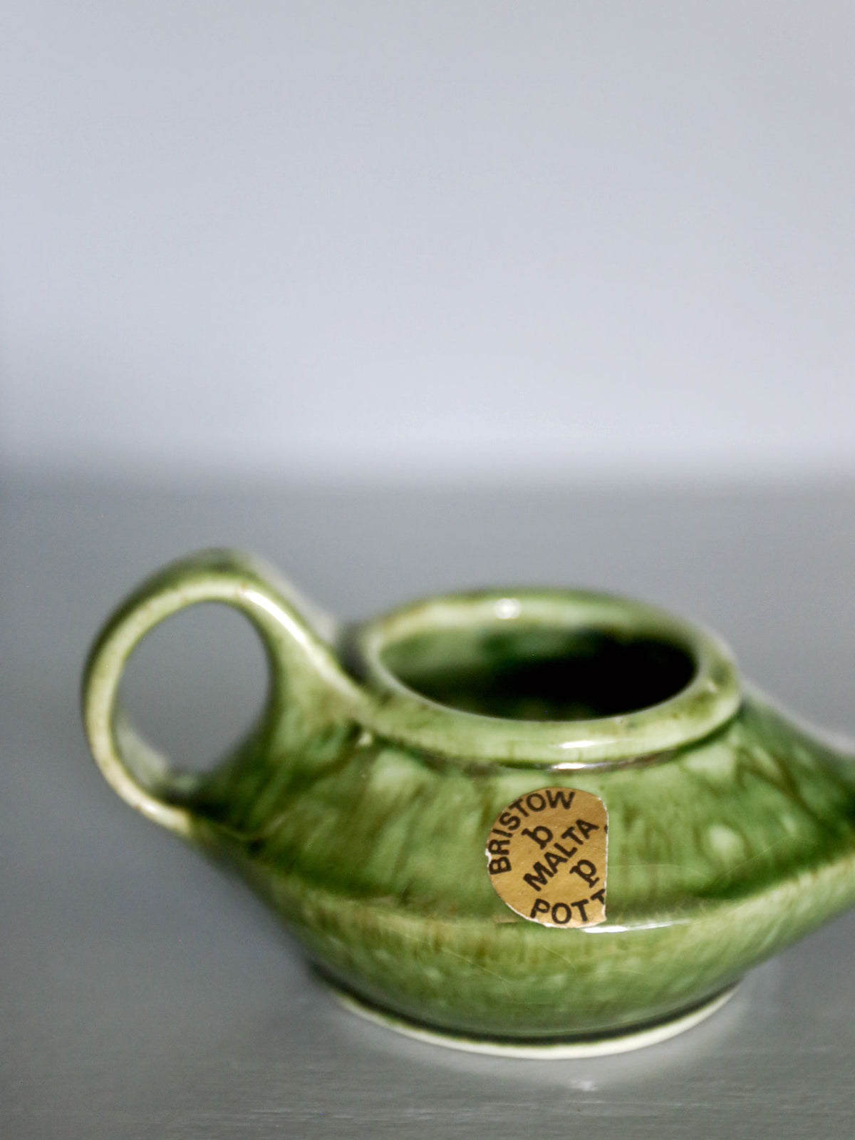 Pottery i vackraste grönt porslin