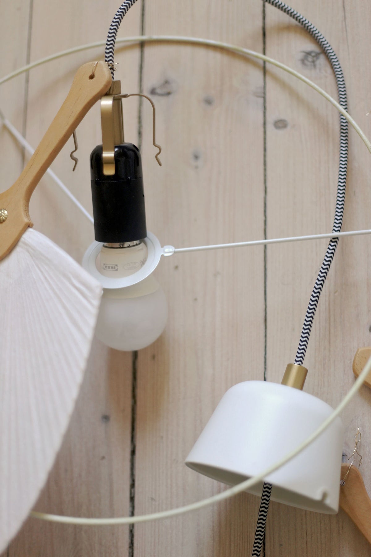 DIY solfjäderlampa