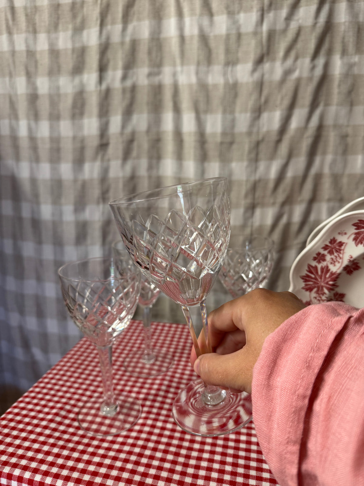 Kosta Boda rödvinsglas ”Bror”, 4st