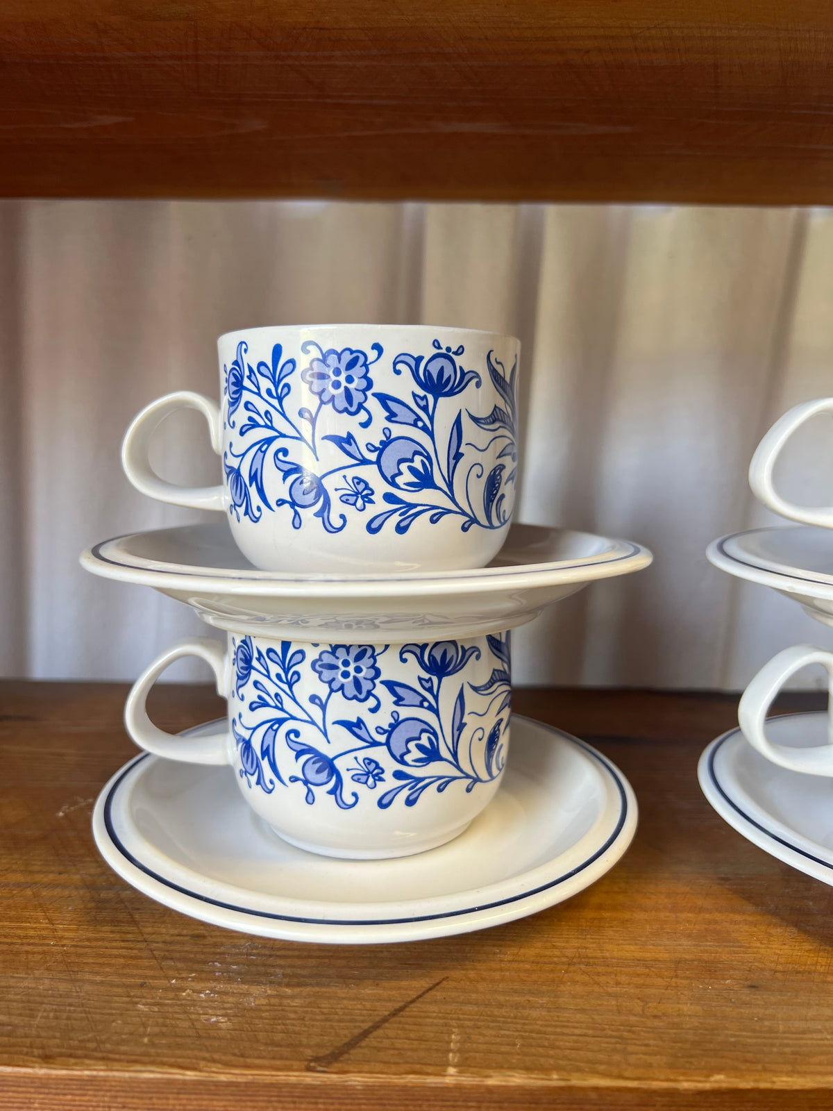 4st kaffekoppar med fat - ANNABURG