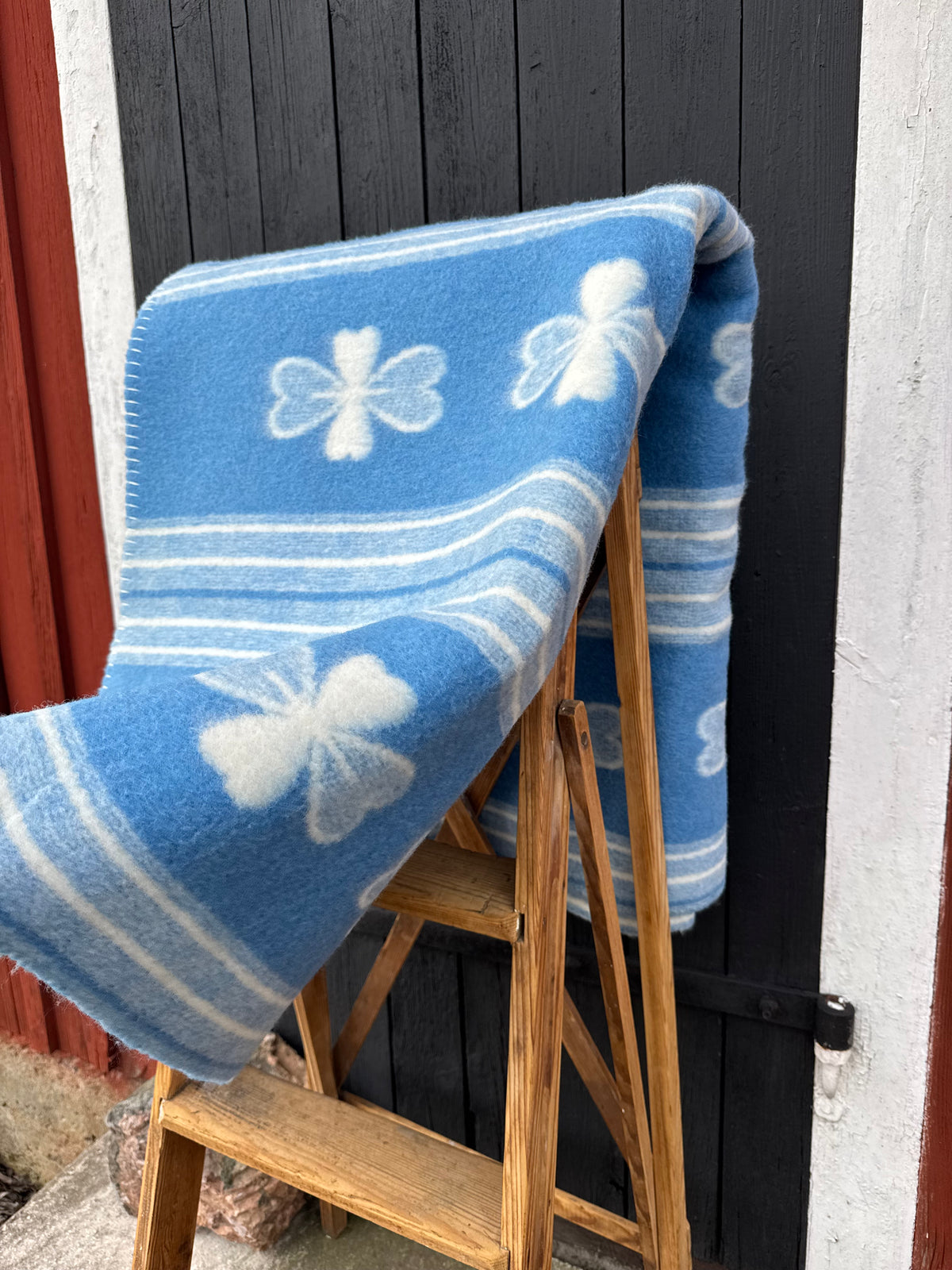 Klassisk ullfilt fyrklöver