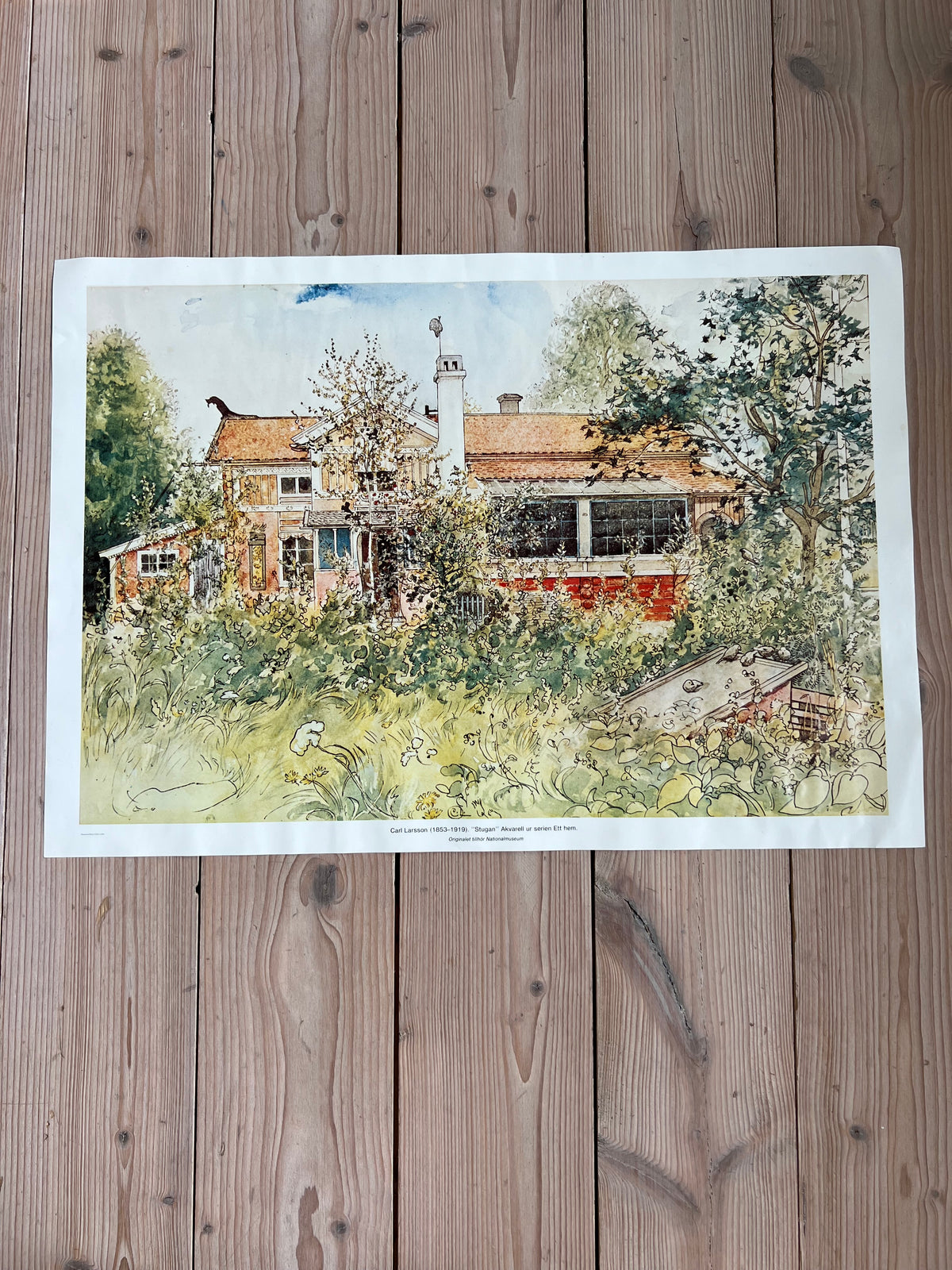 Carl Larsson poster - Stugan Ett hem