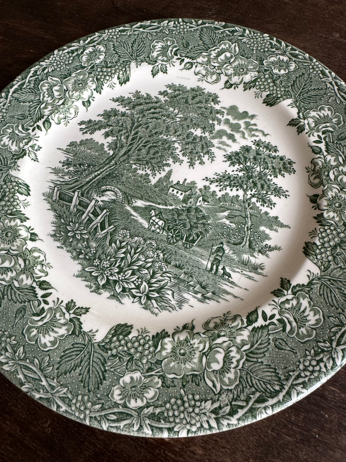 Mattallrik grön Ironstone England