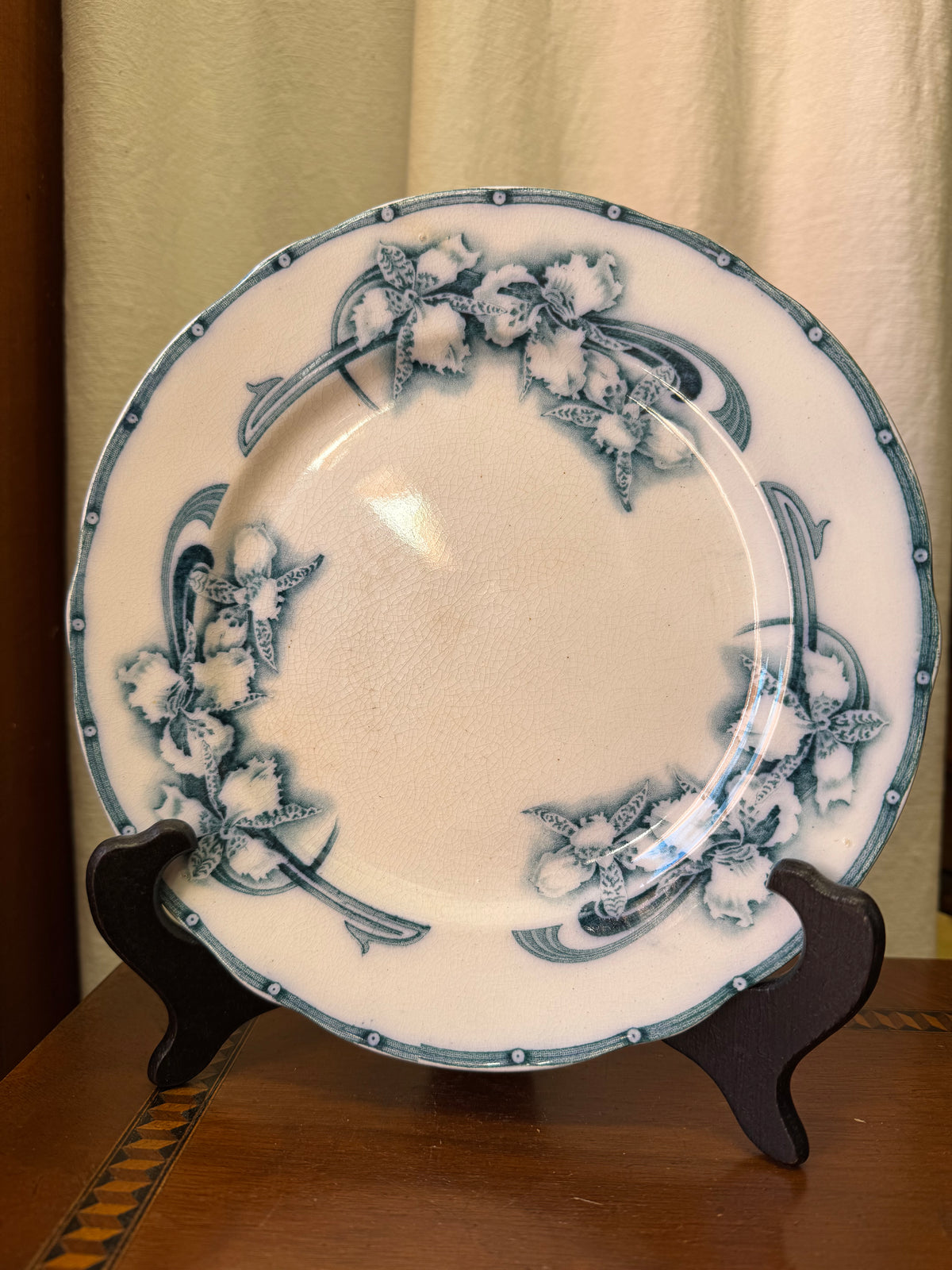 Äldre mattallrik - ORCHIDÉE ORIGINAL