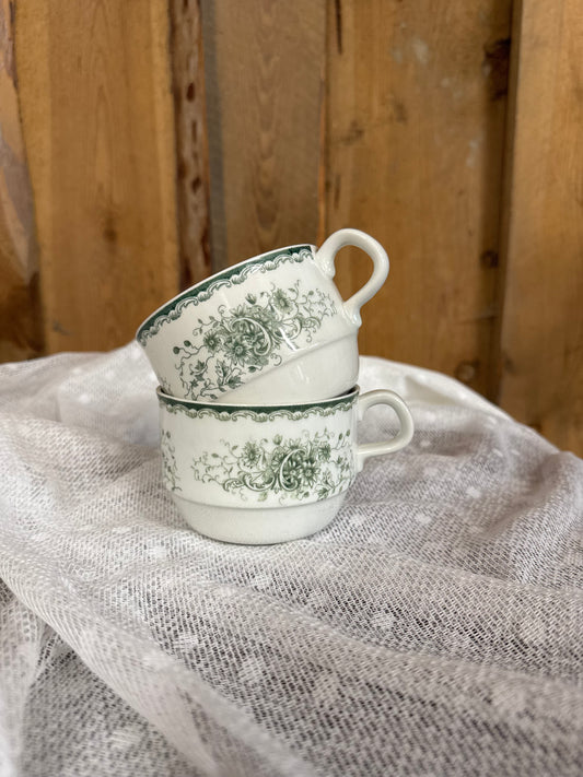 Grön Anna 2st te/kaffe koppar