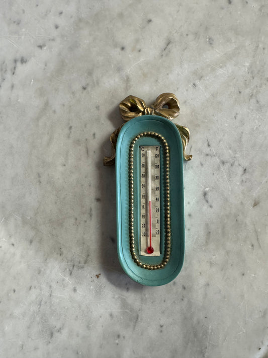 Väggtermometer i retrostil, troligen 1950–1970-tal