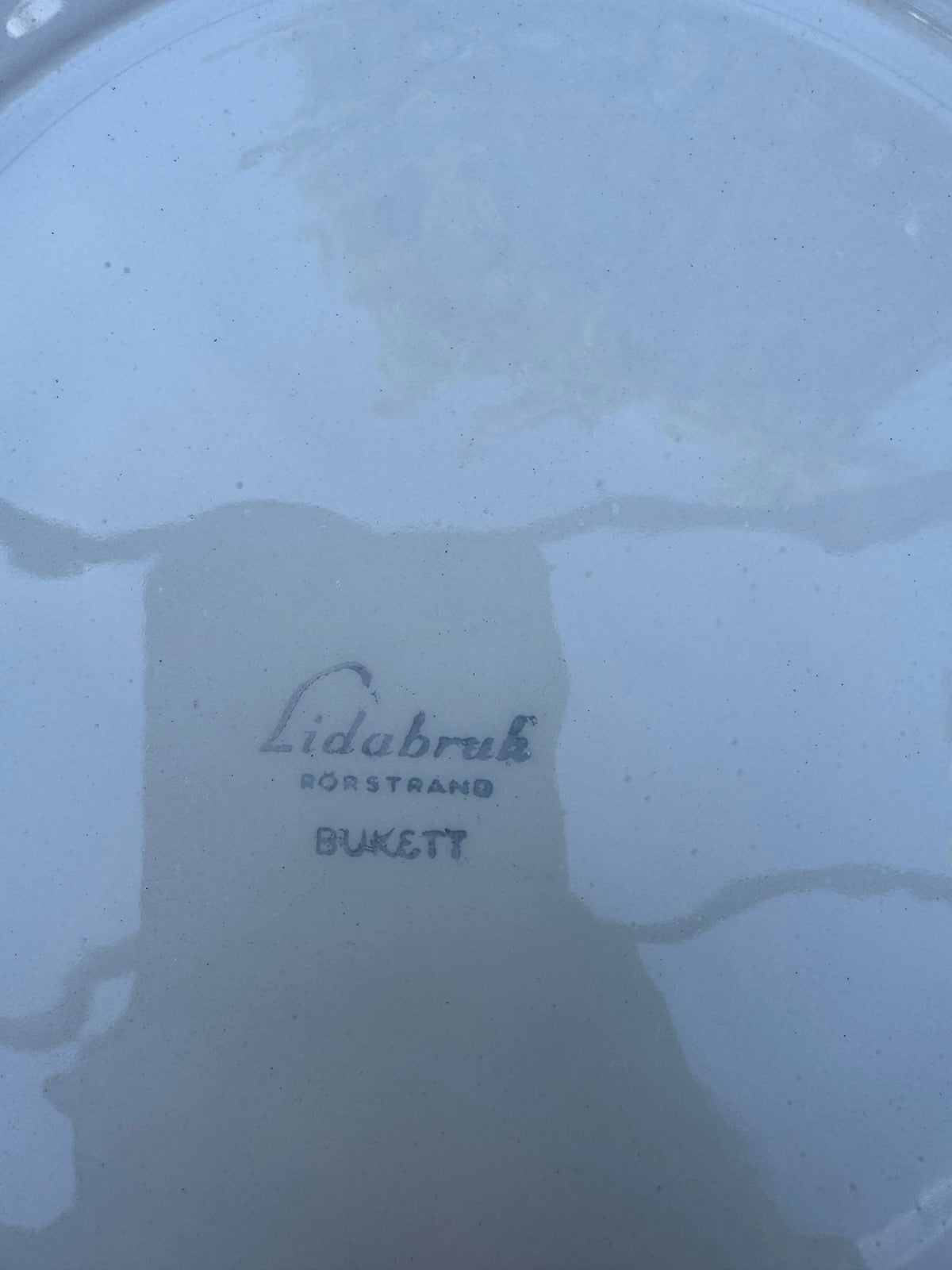 Tallrik Bukett Lidabruk Rörstrand