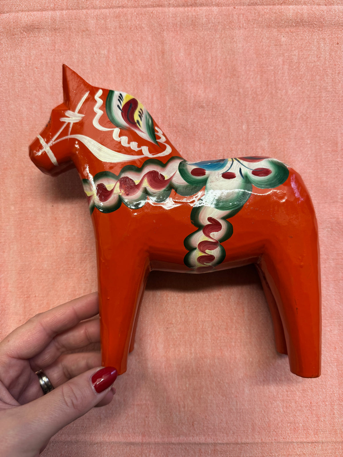 Dalahäst - lite större, 20cm