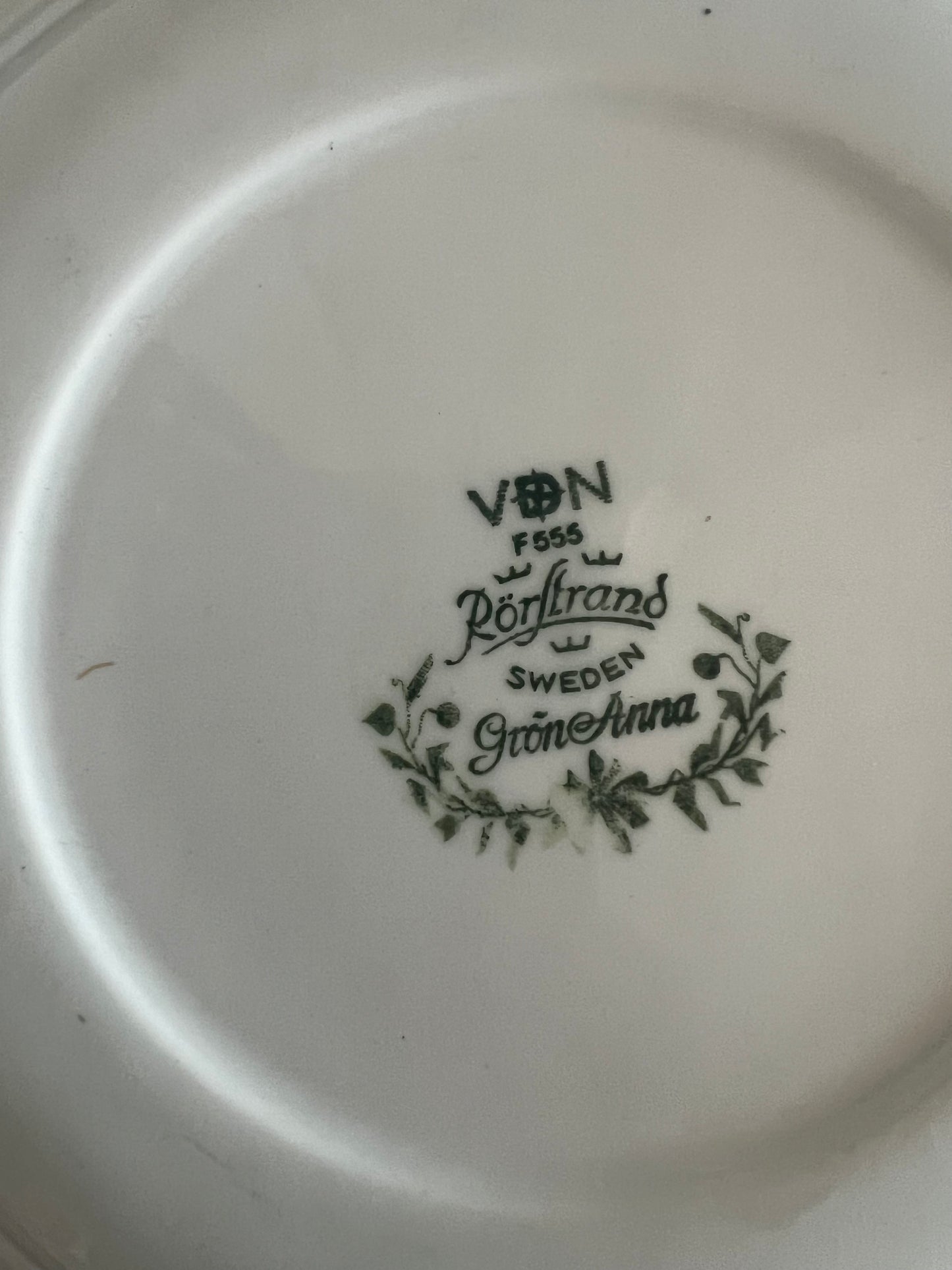 2st Grön Anna assietter