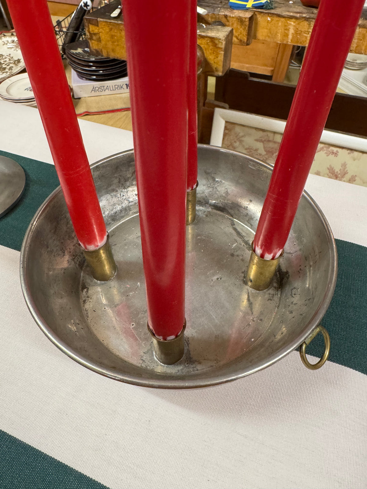 Adventsljusstake, koppar