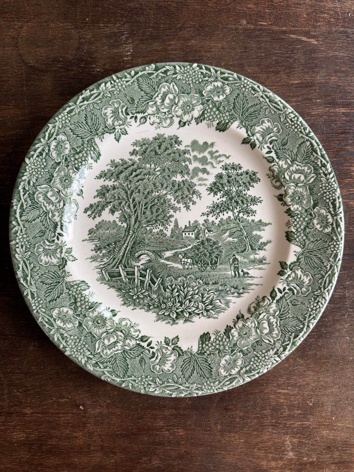 Mattallrik grön Ironstone England
