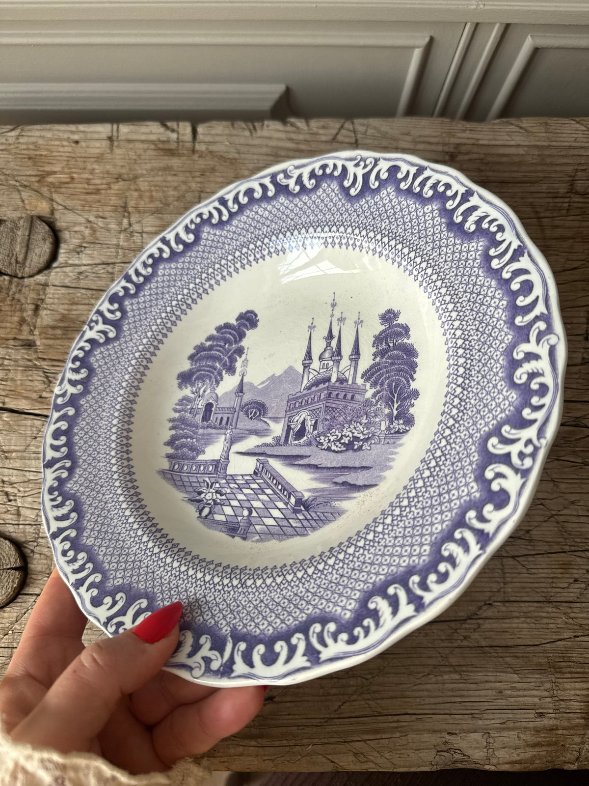 1st lila djup tallrik Rörstrand (fler i lager)