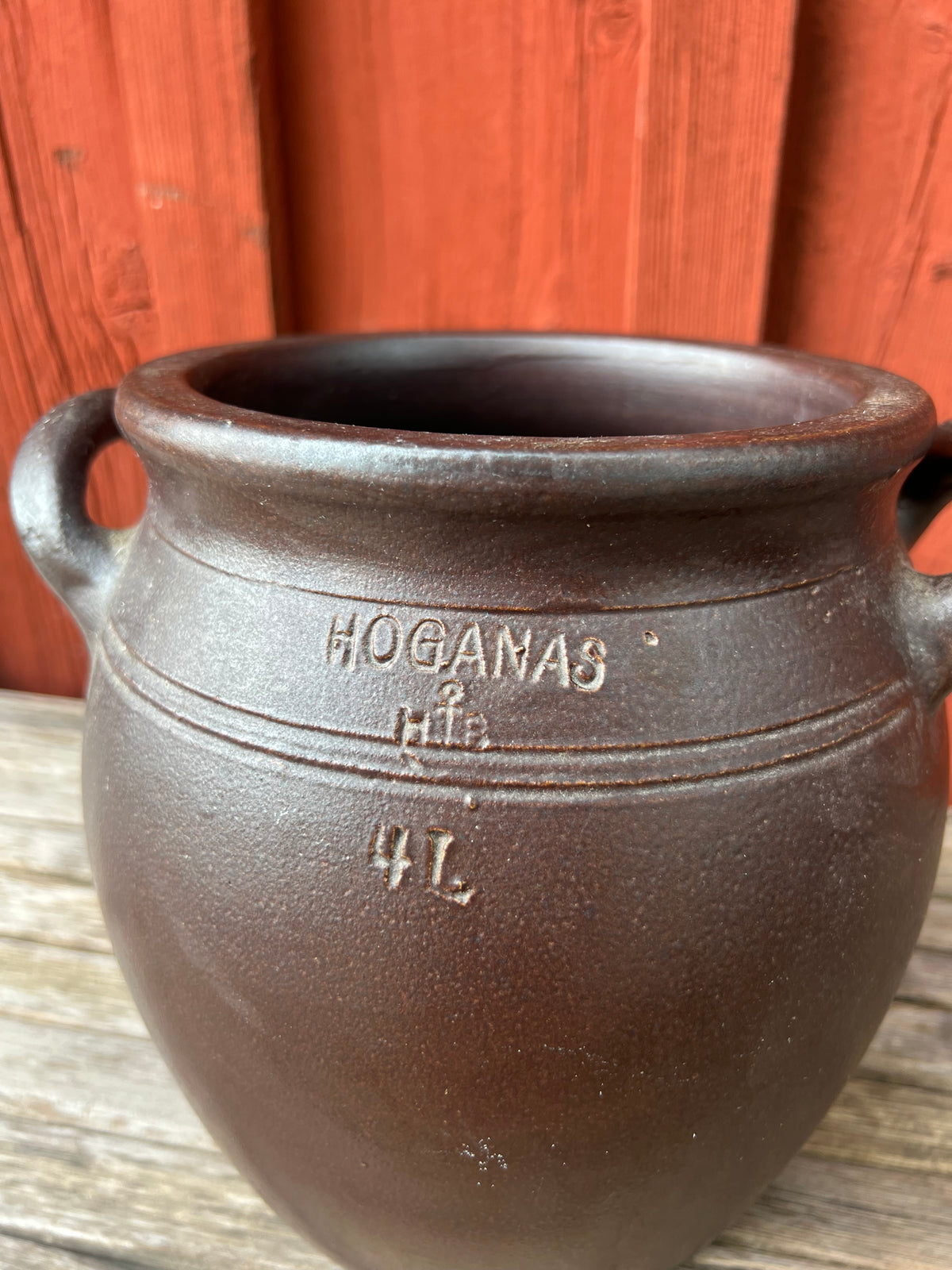 Höganäs brunt krus 4L