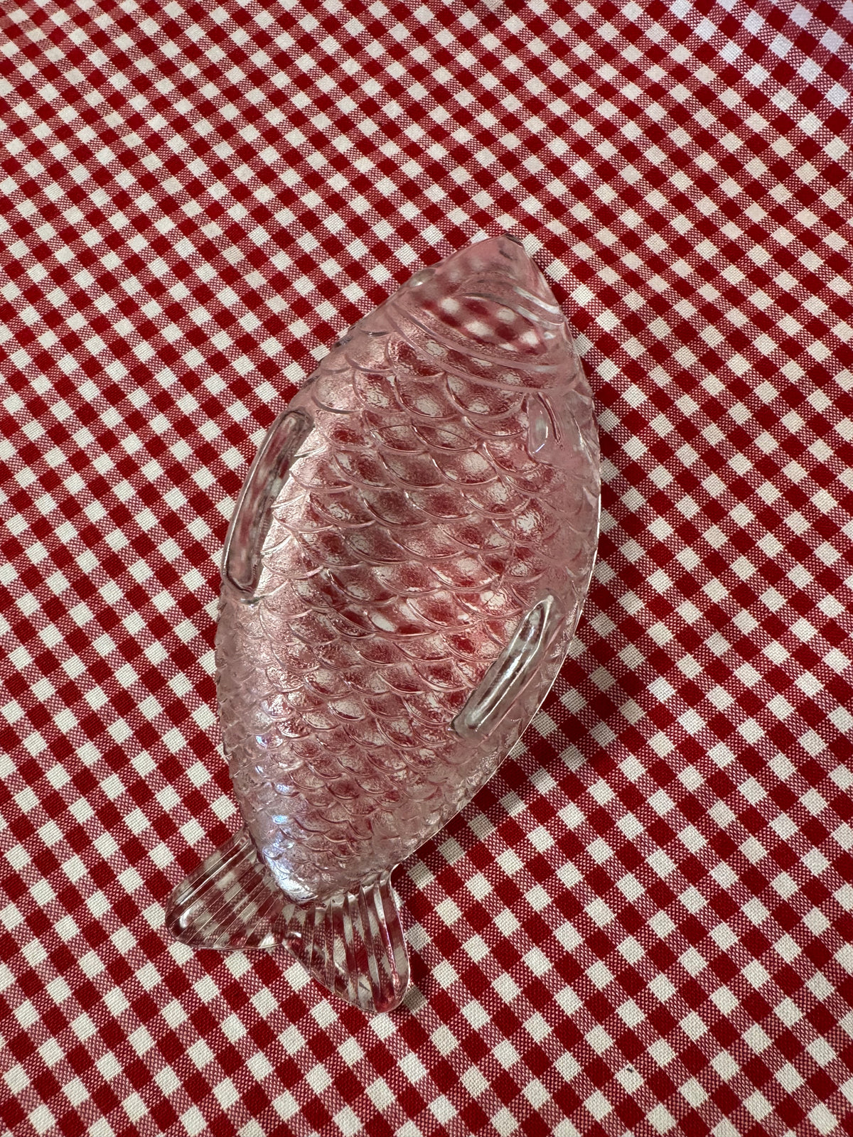 Uppläggningsfat fisk i glas