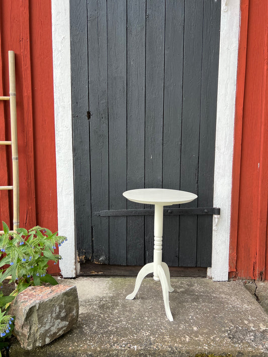 Vitt piedestalbord