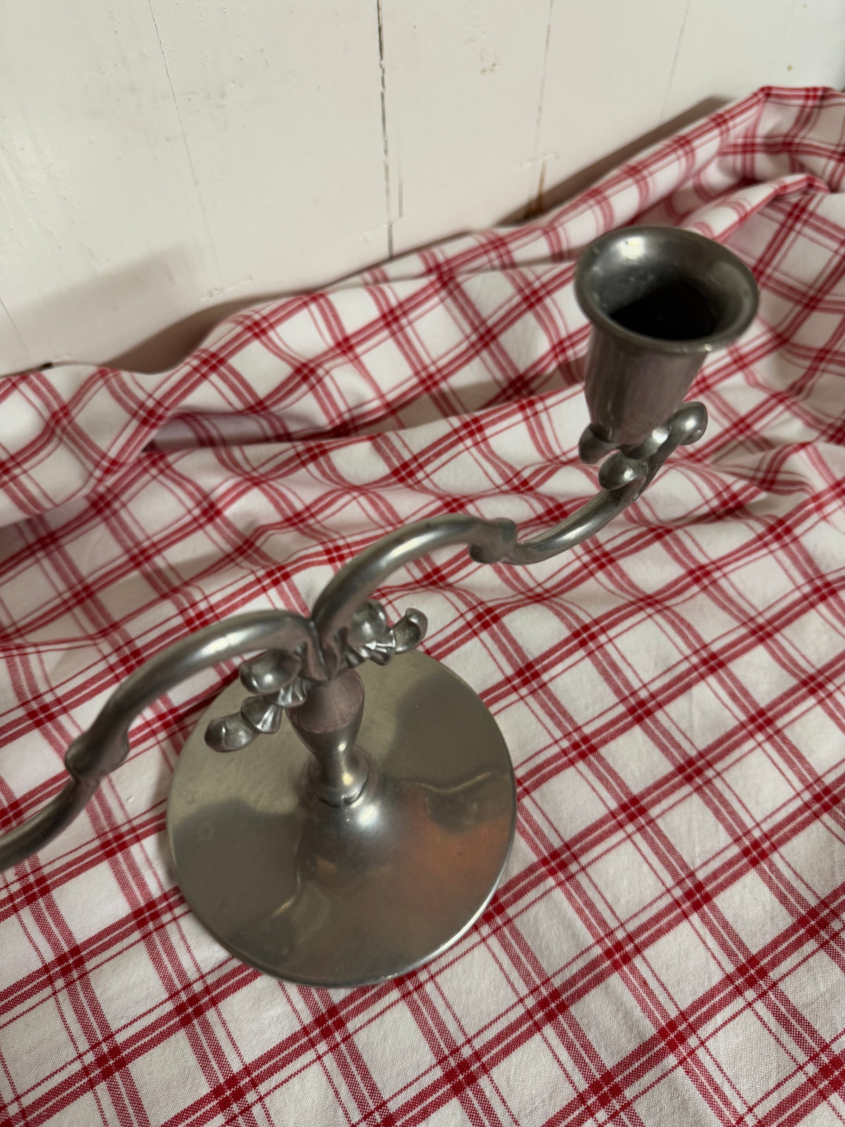 Ljusstake i tenn
