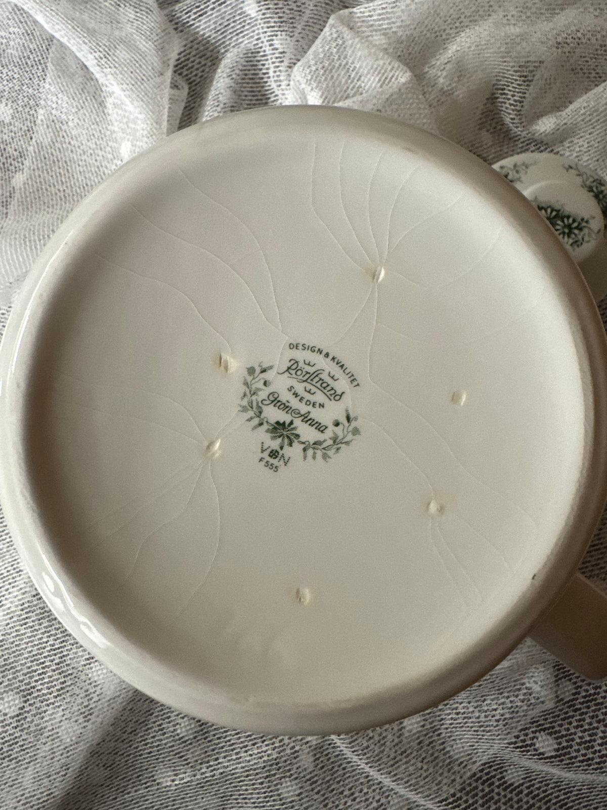 Grön Anna te/kaffekanna