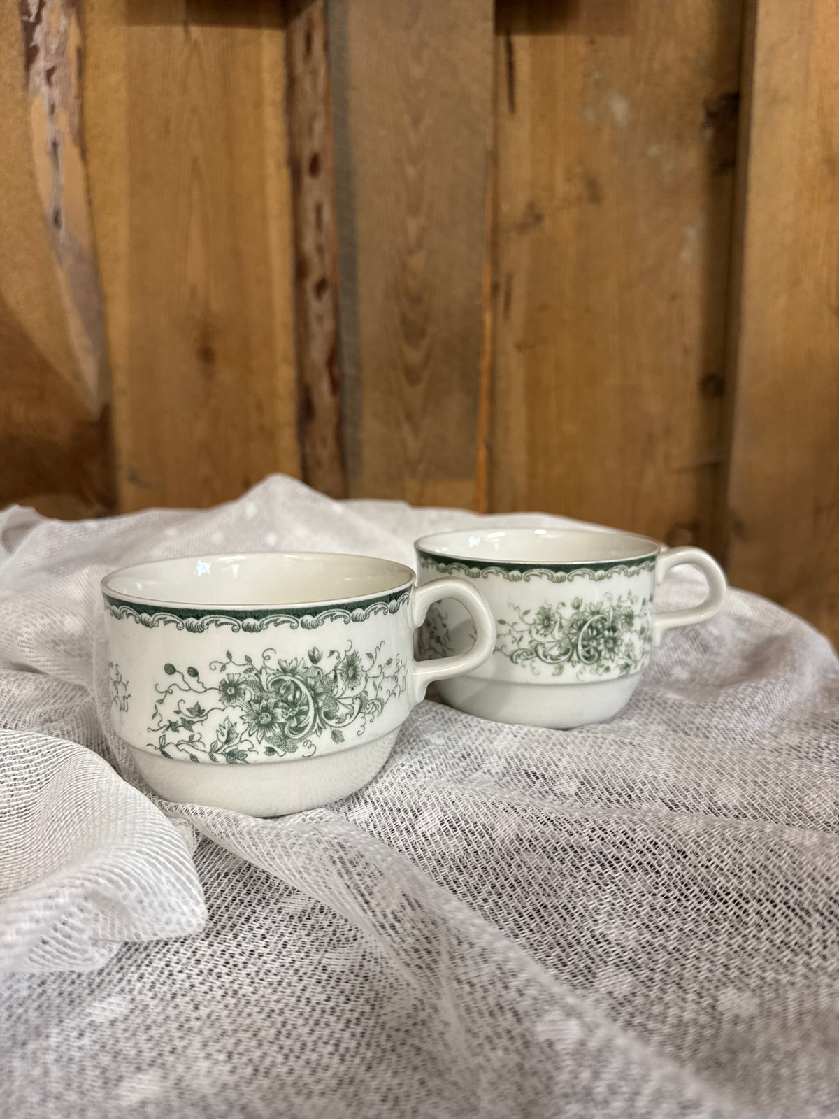 Grön Anna 2st te/kaffe koppar