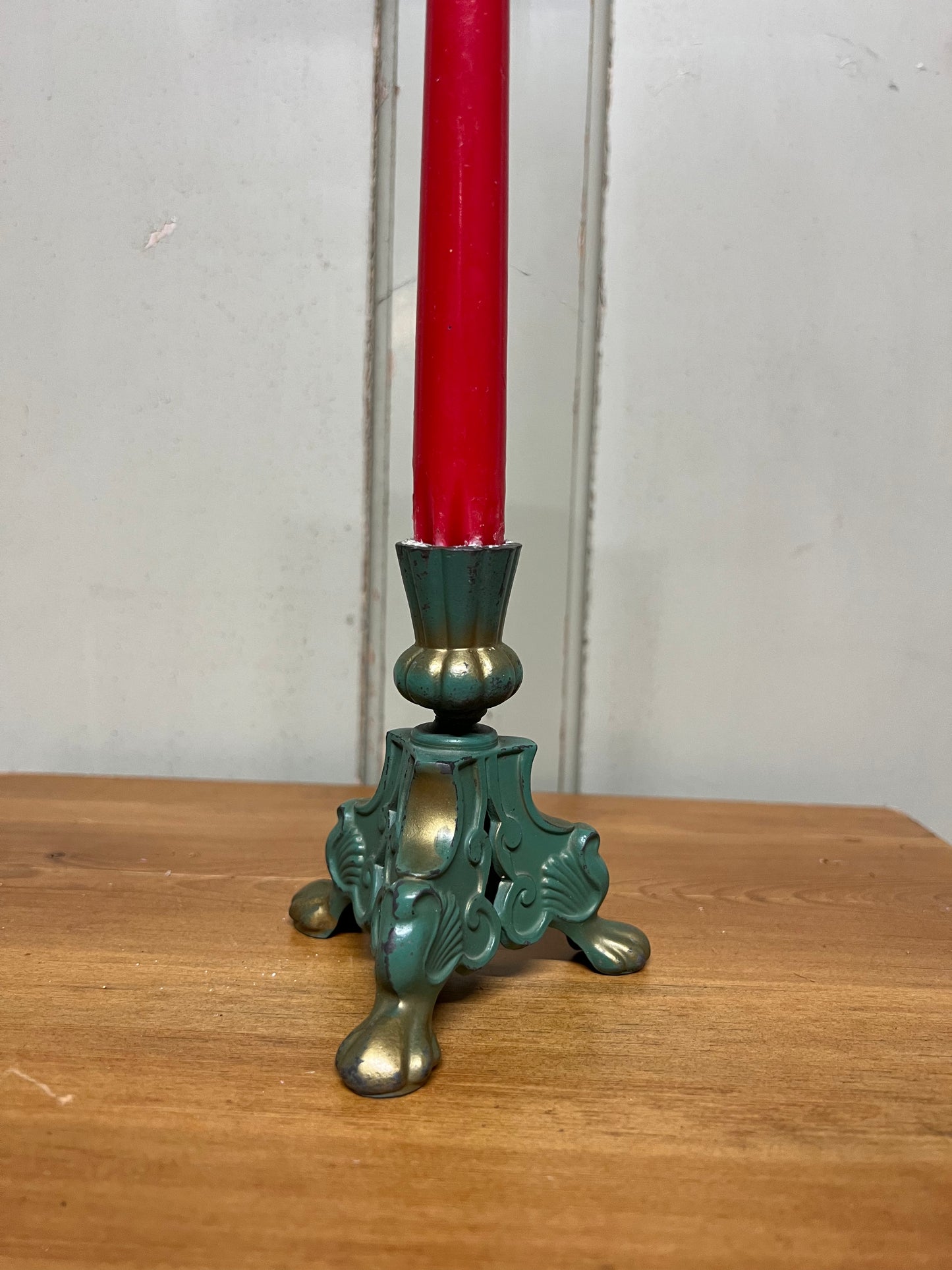 Grön ljusstake stjärnmetall
