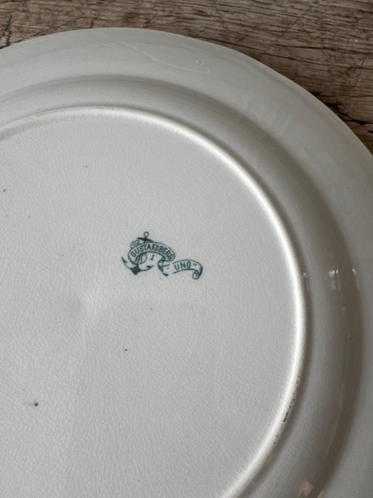 Grön mattallrik Juno