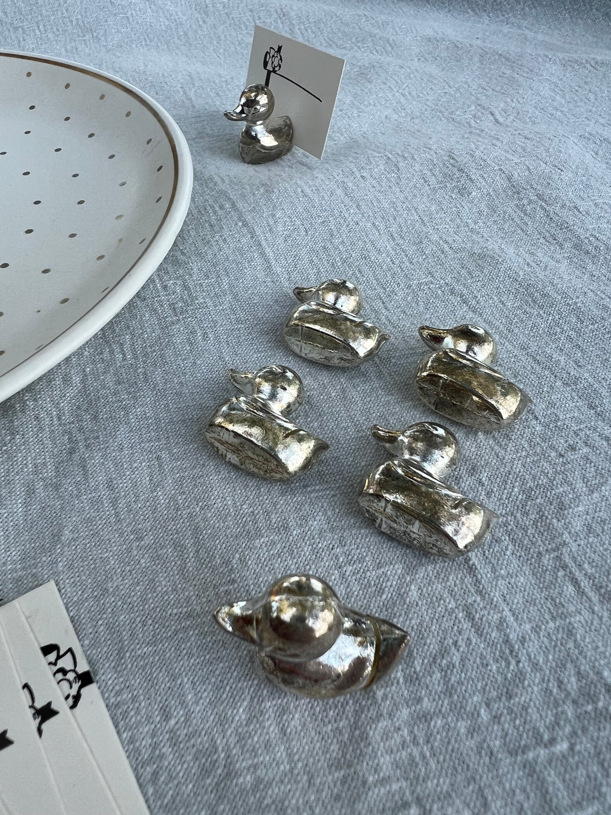 6st silverankor bordsplacering med originalkort