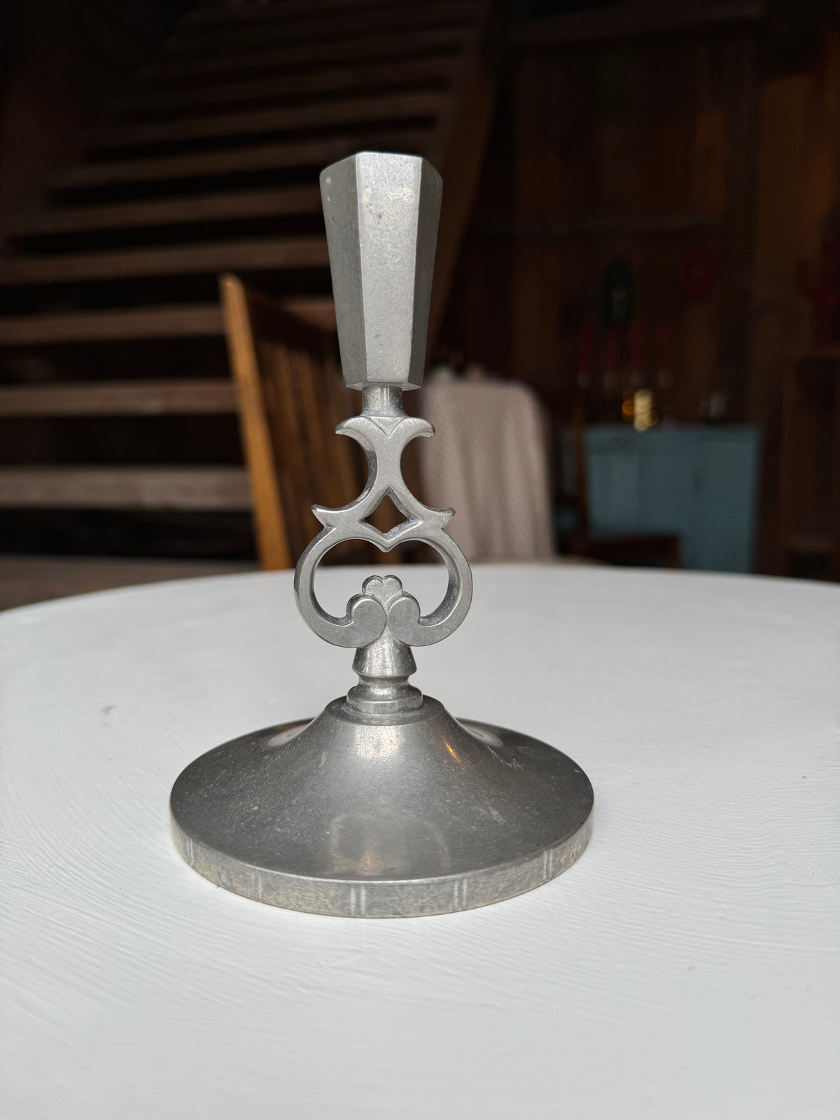 Ljusstake i svenskt tenn