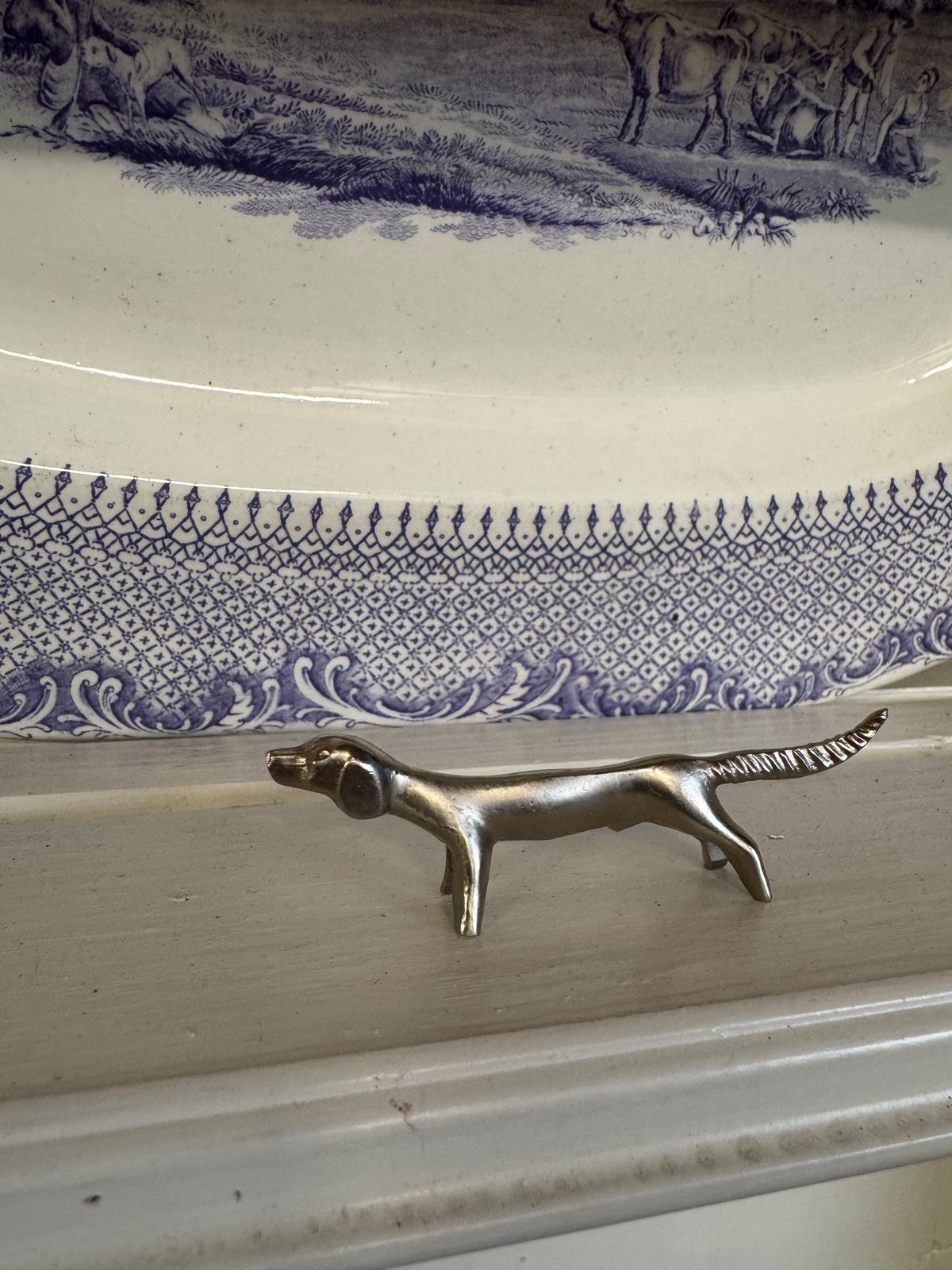Smörtax i tenn vintage