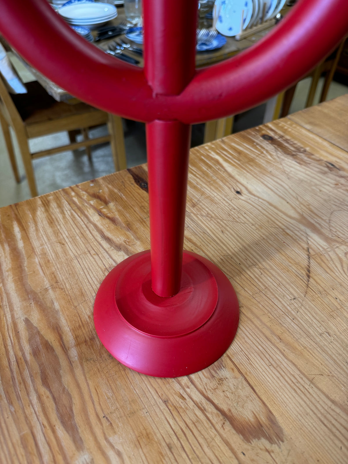 Trearmad träljusstake