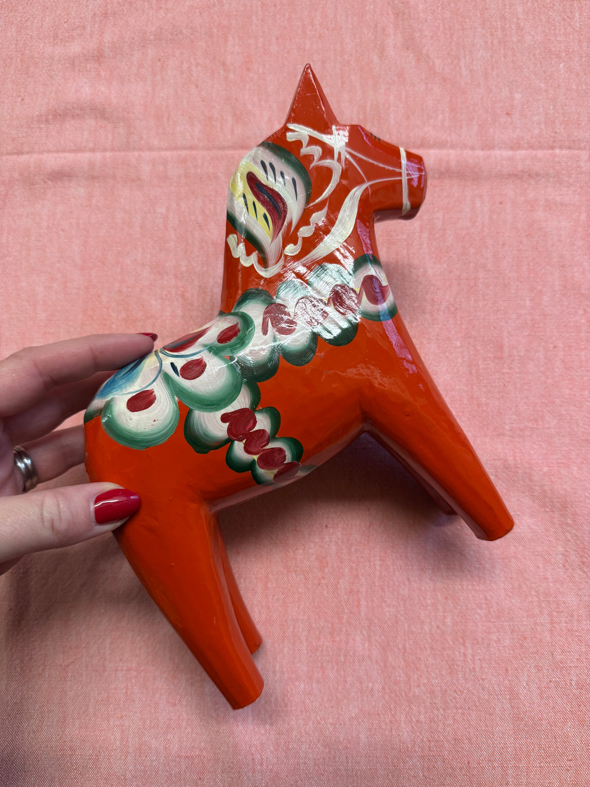 Dalahäst - lite större, 20cm