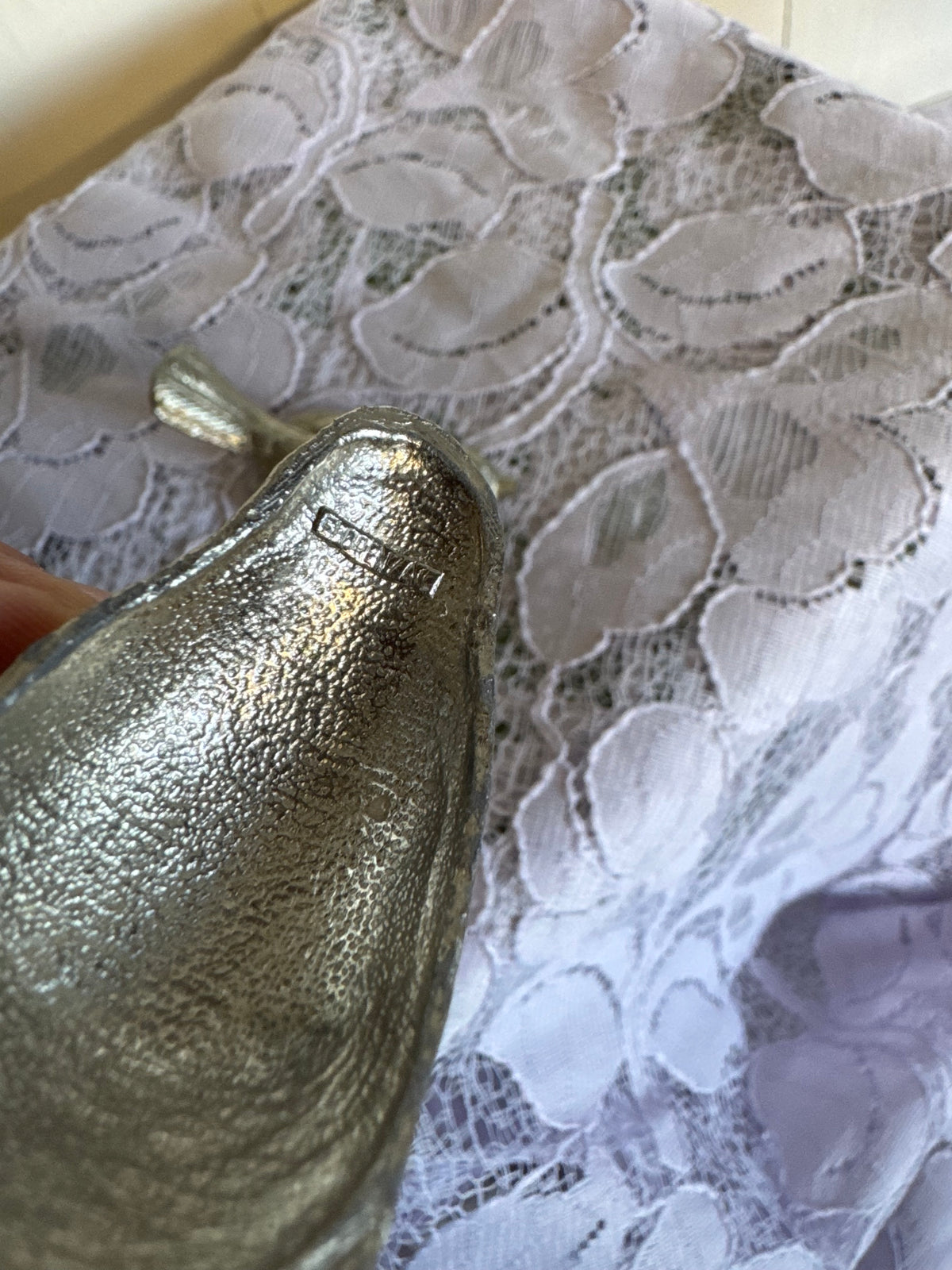Ask / saltkar fågel i metall tidigt 1900-tal