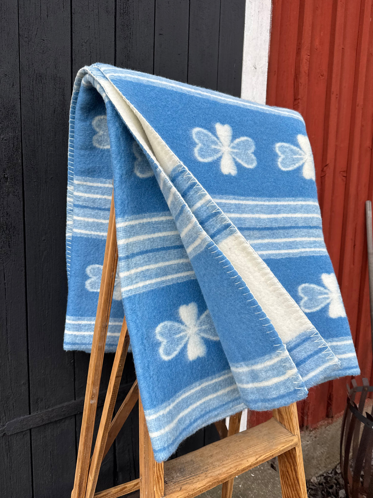 Klassisk ullfilt fyrklöver