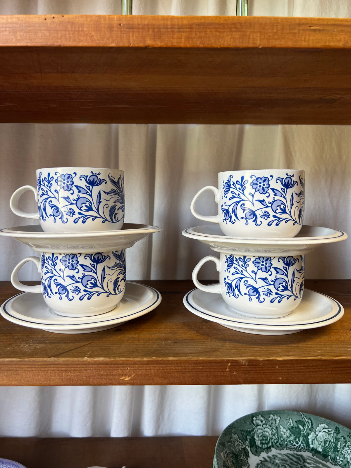 4st kaffekoppar med fat - ANNABURG