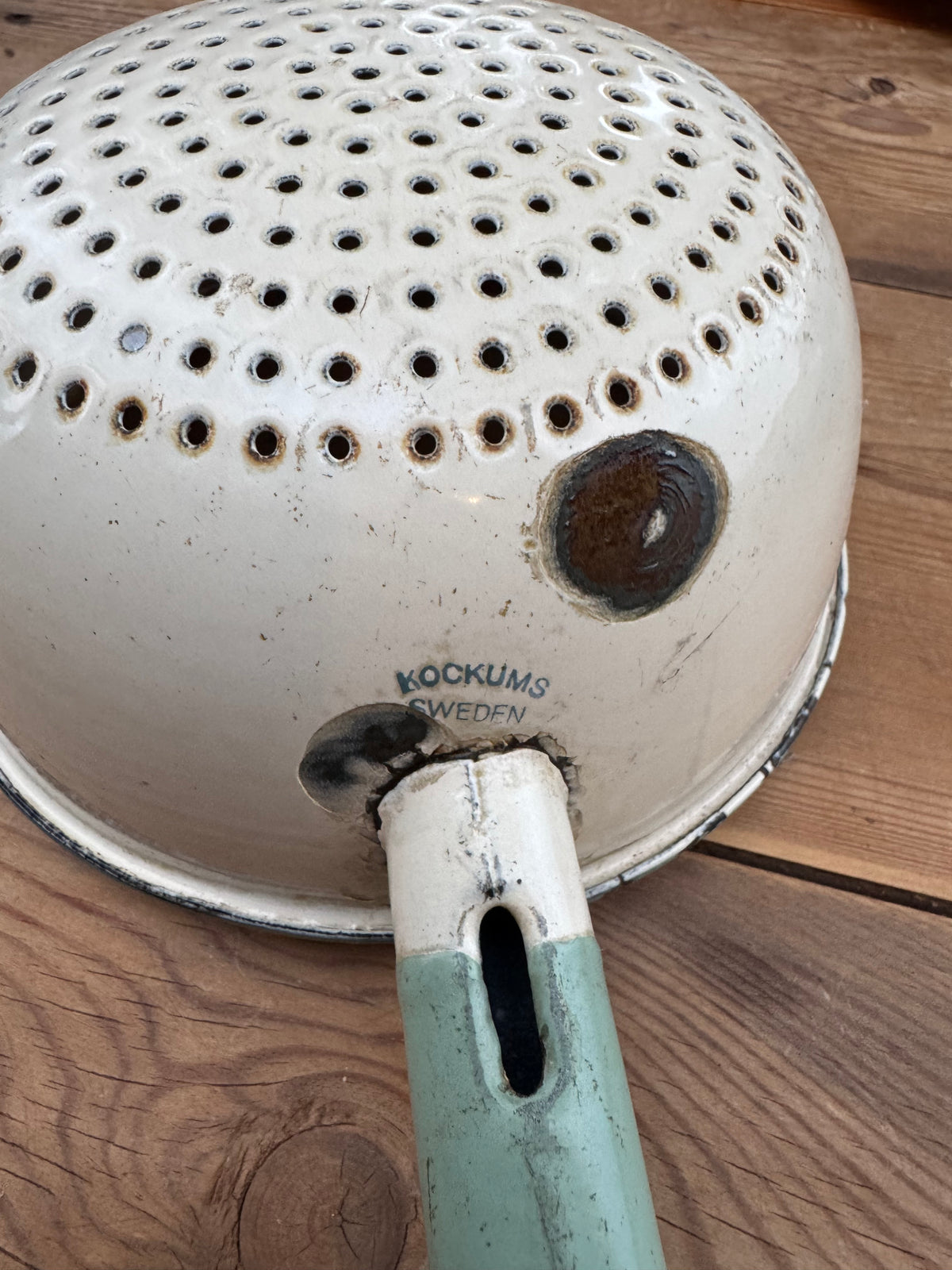 Kockums sweden emalj sil, durkslag