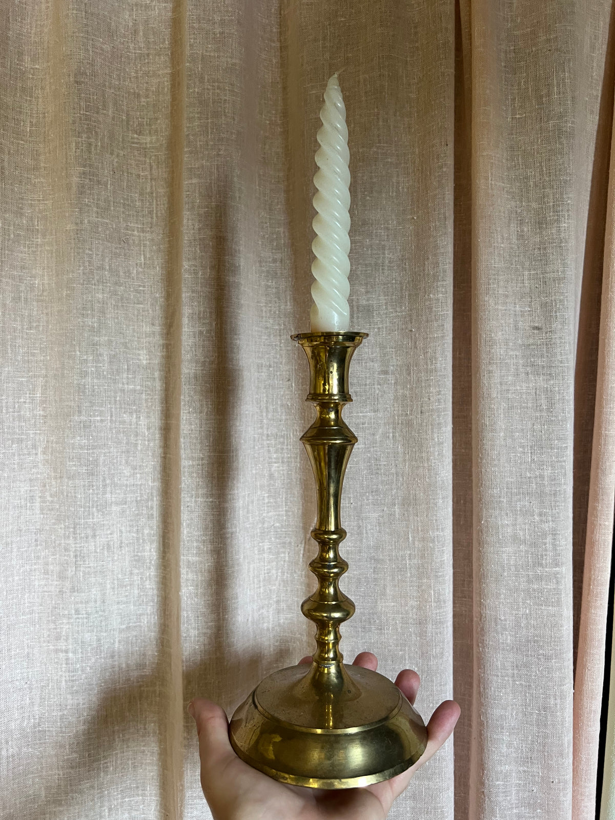 Mässingsljusstake
