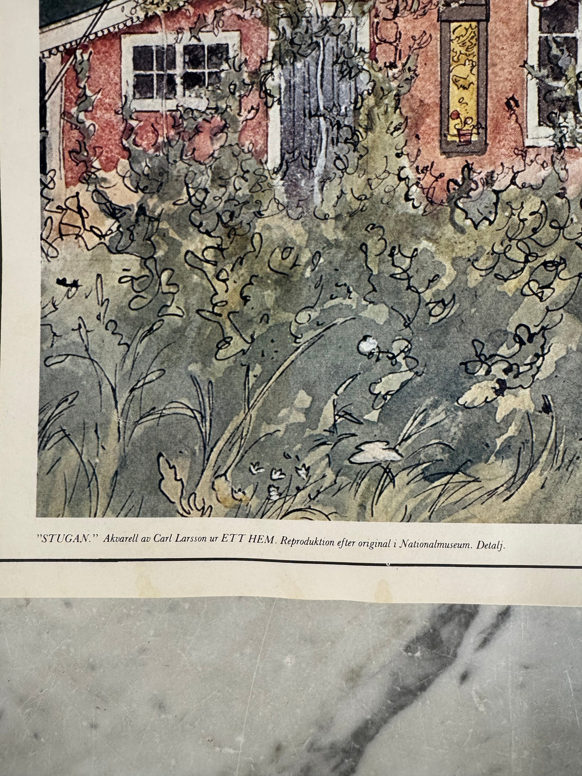 Carl Larsson poster - Stugan Ett hem