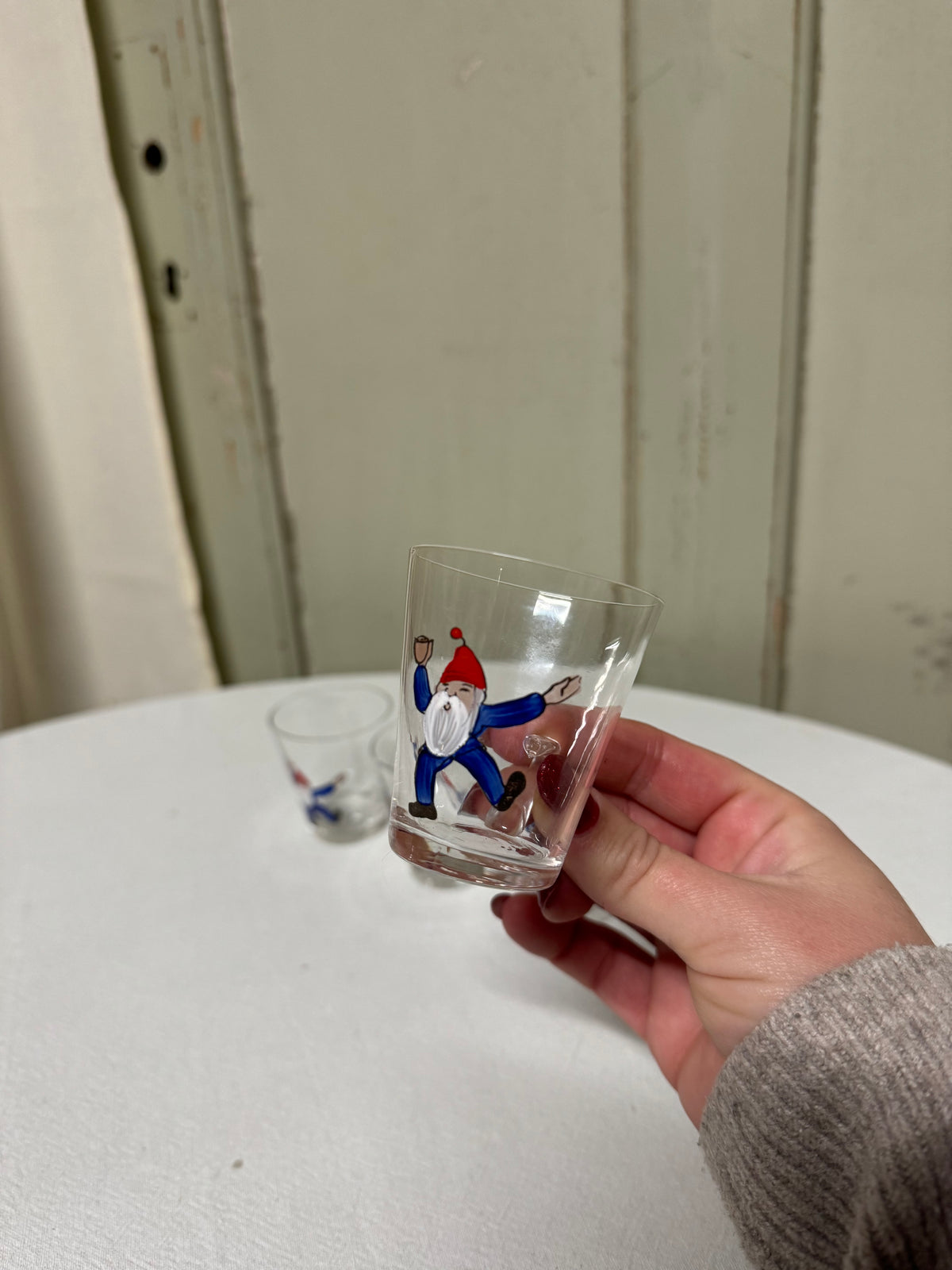 Glöggmuggar med tomtar, 4st