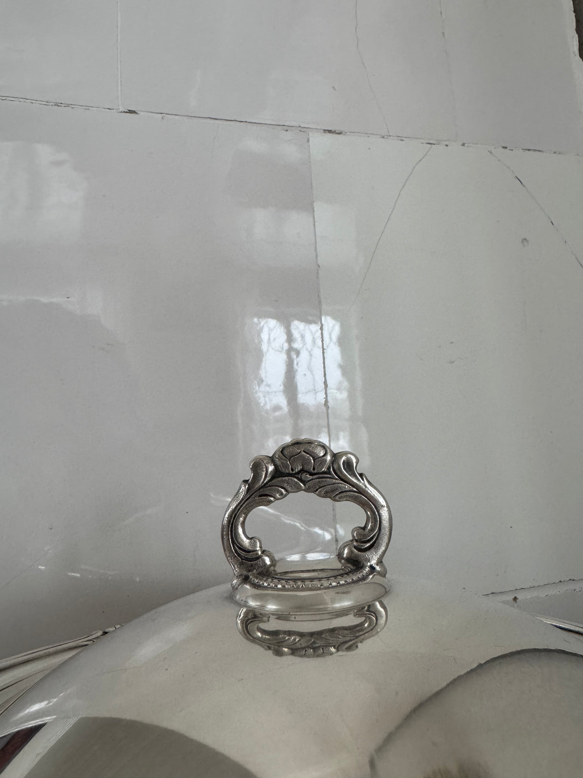Lockkarott nyrokoko i nysilver - 18/1900-tal